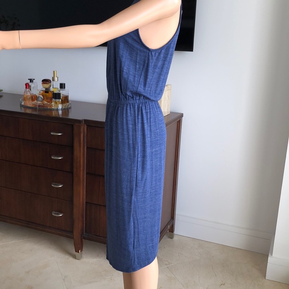 BNWT SPLENDID DENIM COLORED STRETCH JERSEY DRESS - Picture 9 of 9